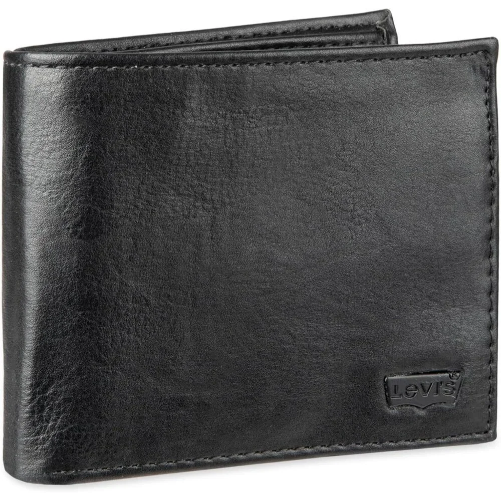 Men's Capacity Bifold Slip Pockets Black Style Multiple Card Wallet Designed